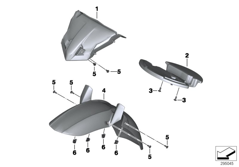 Wheel cover, front