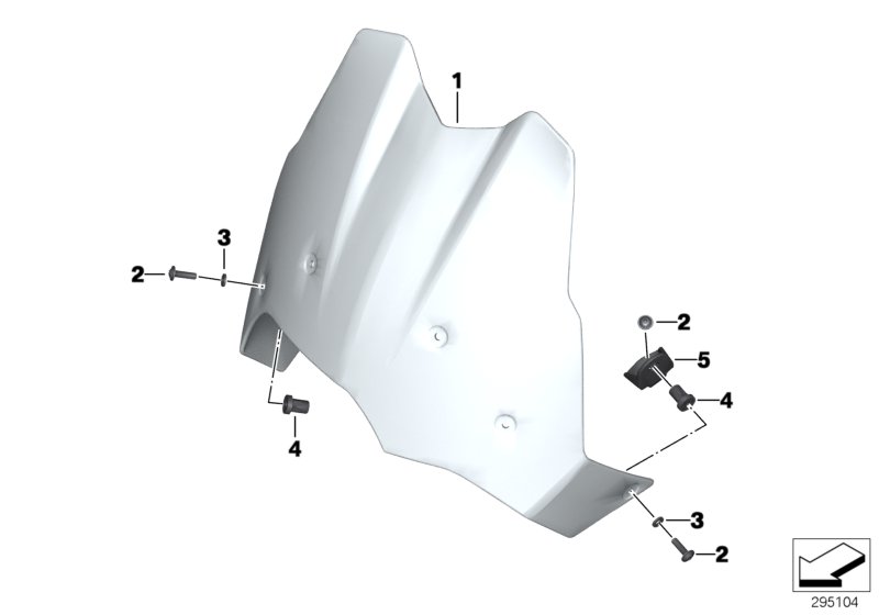 Windshield / mounting