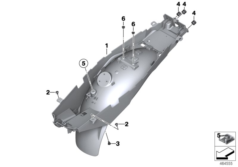Rear-wheel cover