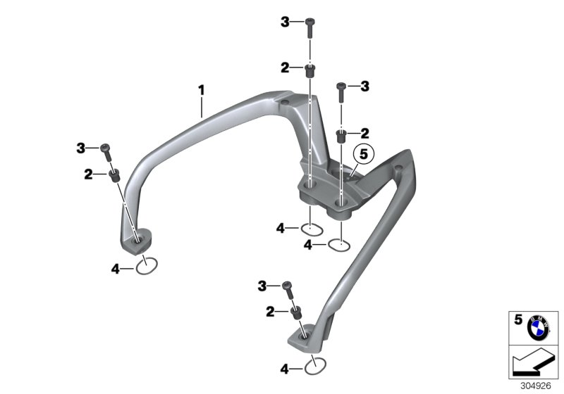 Handle rear