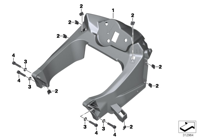 Front panel carrier