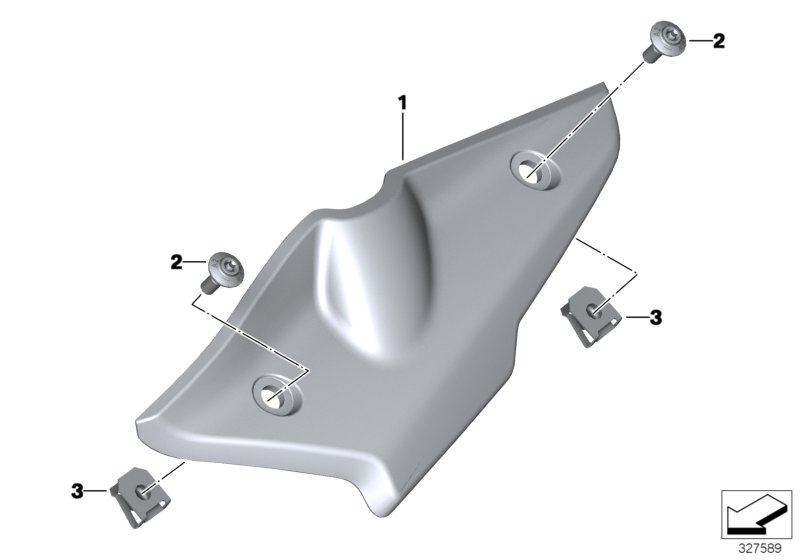 Cover, throttle assembly left