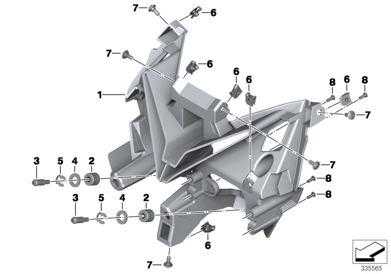 Front panel carrier