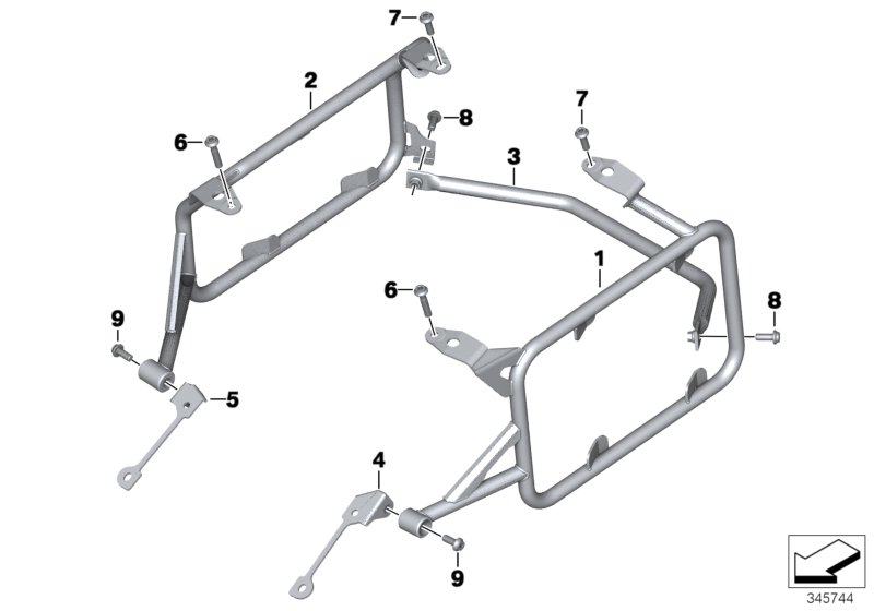 Case holder/Mounting parts