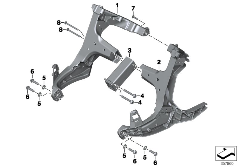 Front panel carrier