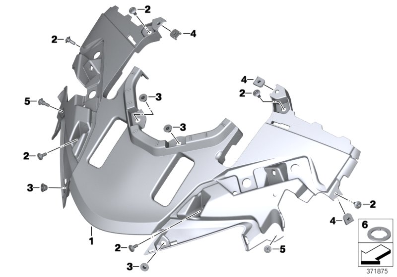 Upper trim section