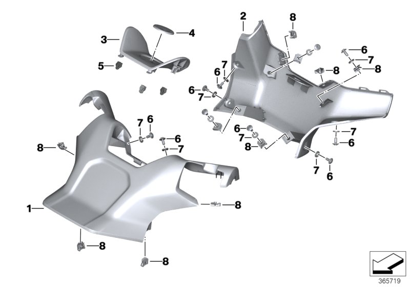 Handlebar fairing