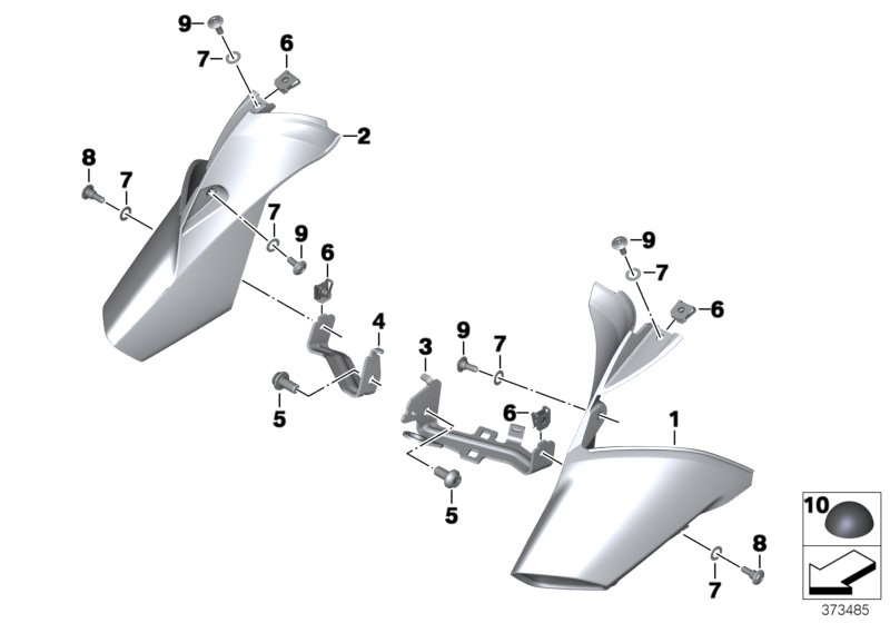Cover, intake snorkel
