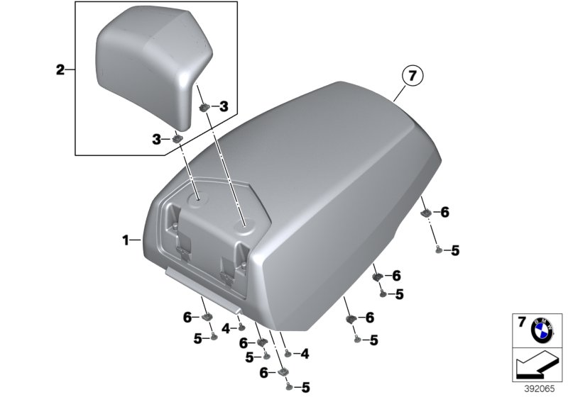 Mounting parts of radio telephone box