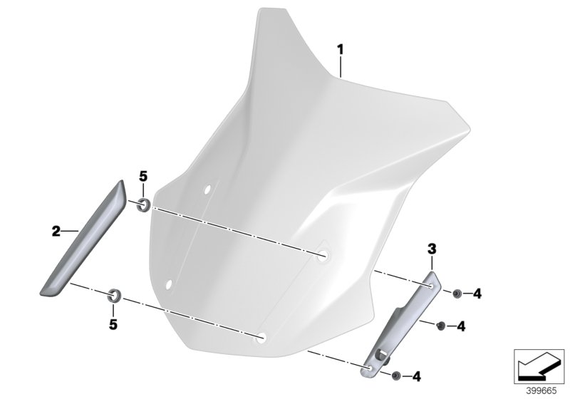 Windshield / mounting