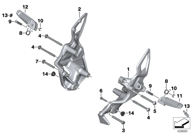 Footpeg system