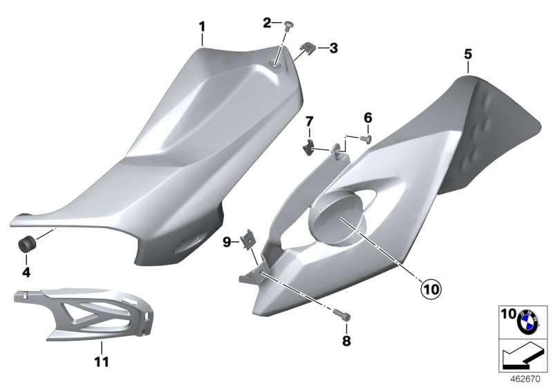 Fairing side section