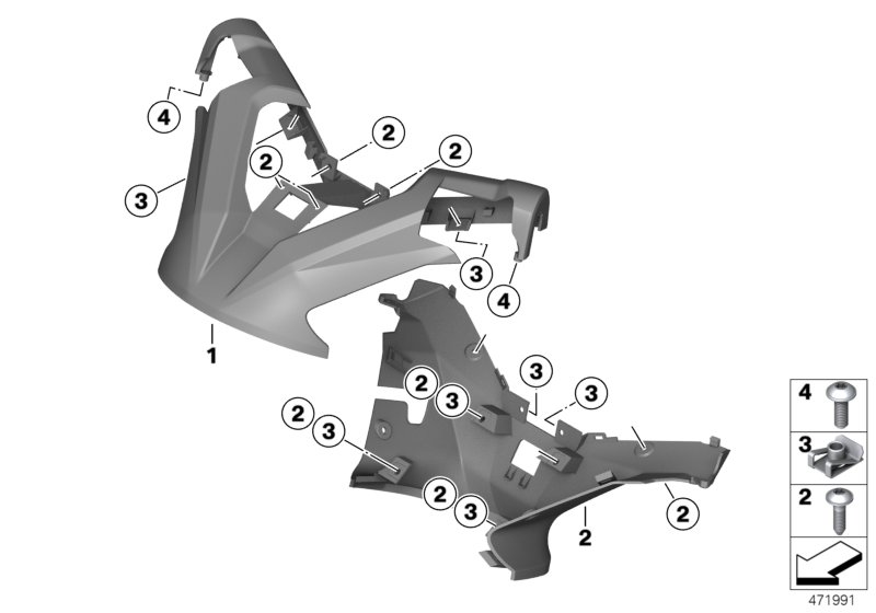 Handlebar fairing