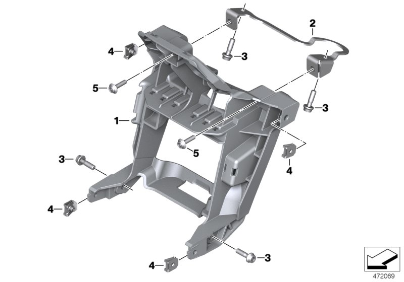 Front panel carrier