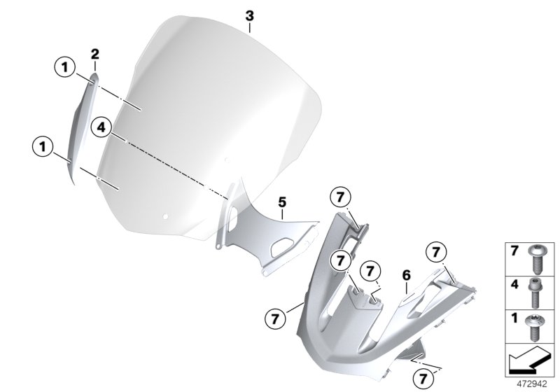 Windshield / mounting