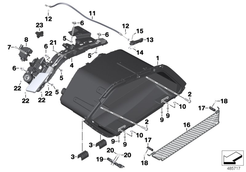 Case, lower part