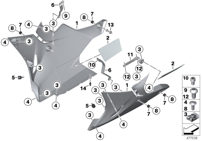 Engine spoiler