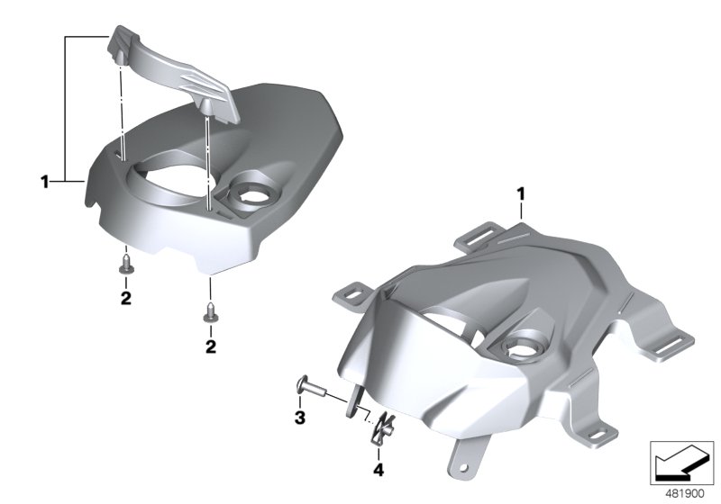 Trim ignition steering lock