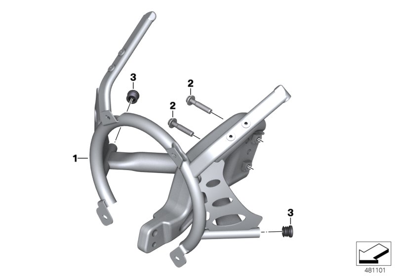 Front panel carrier