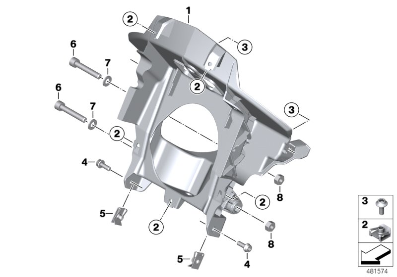 Front panel carrier