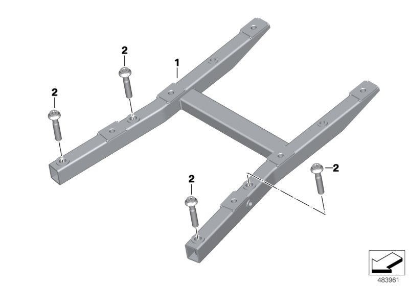 Topcase carrier