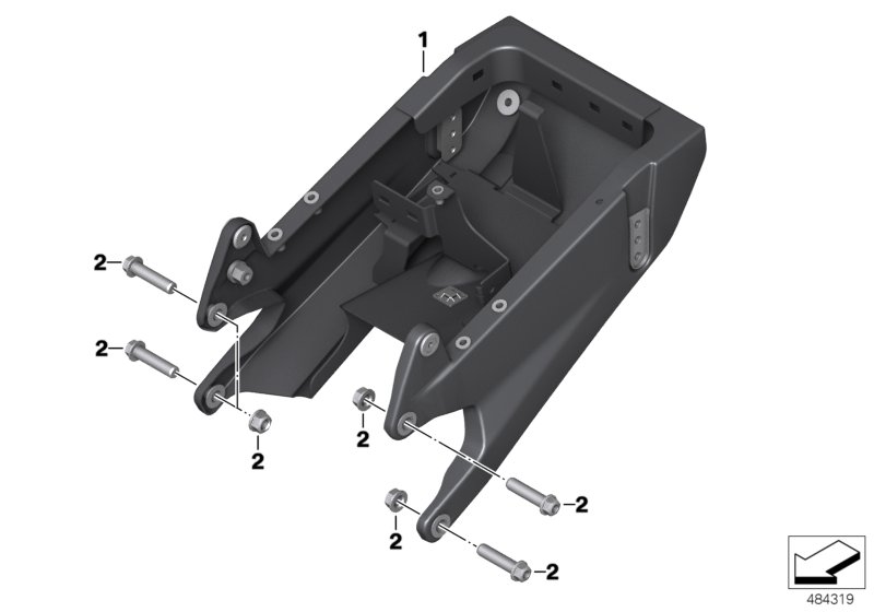 Rear frame