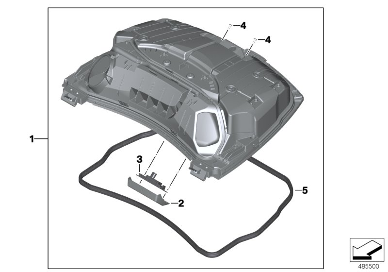 Topcase lid