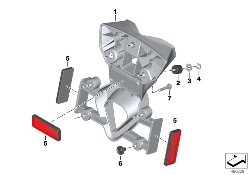 Licence plate adaptor