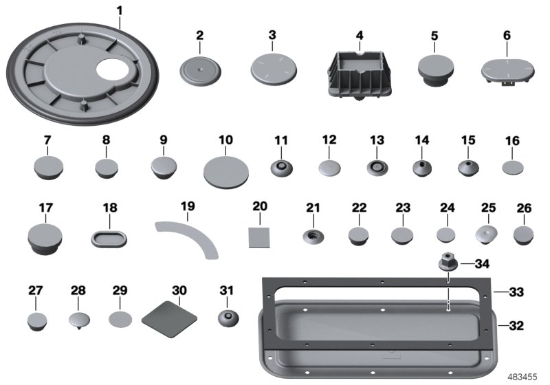 Sealing cap/plug