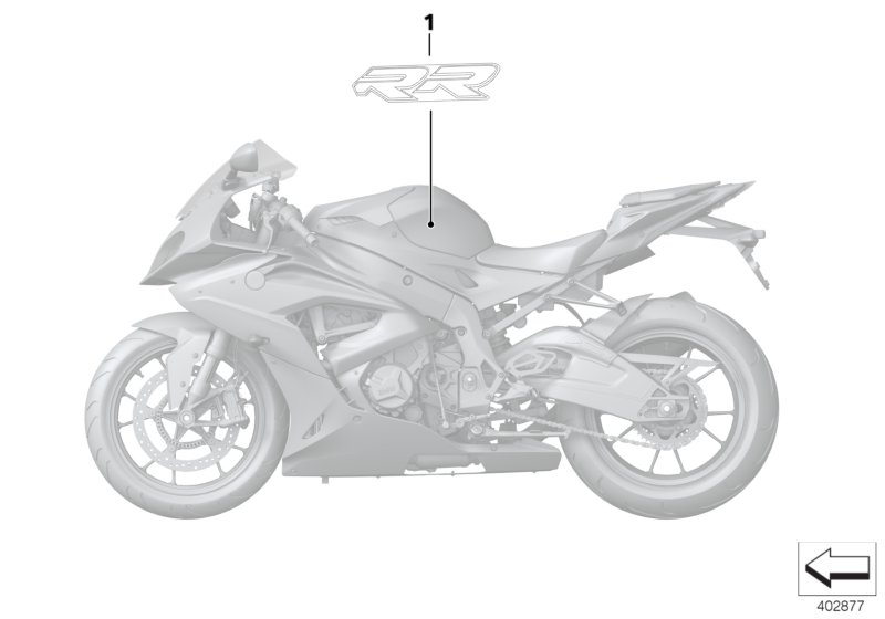 Label, fuel tank
