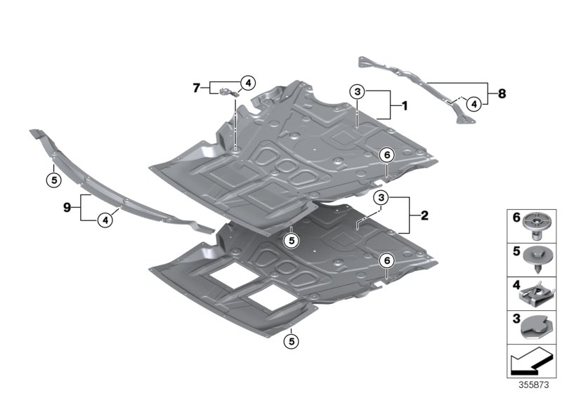 Underbonnet screen