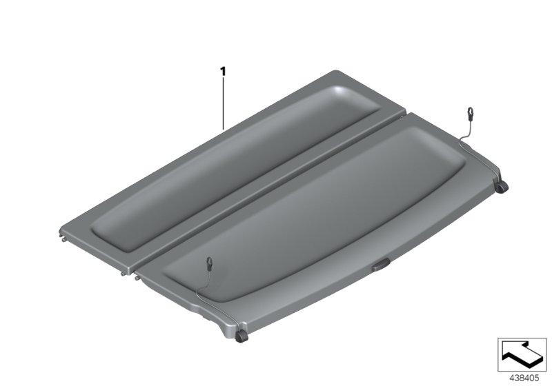 Rear window shelf