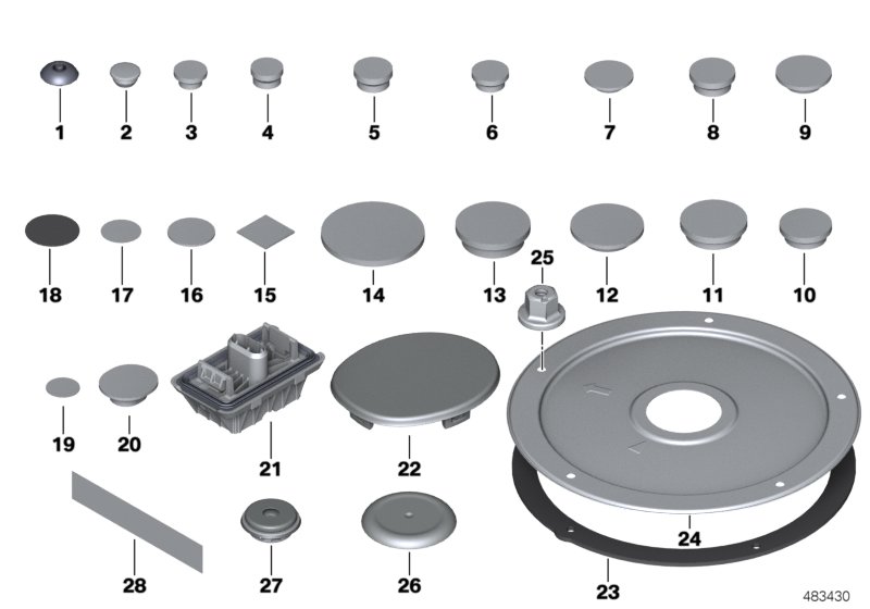 Sealing cap/plug