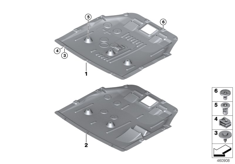 Underbonnet screen