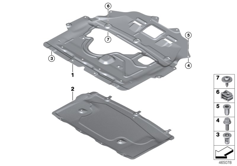 Underbonnet screen