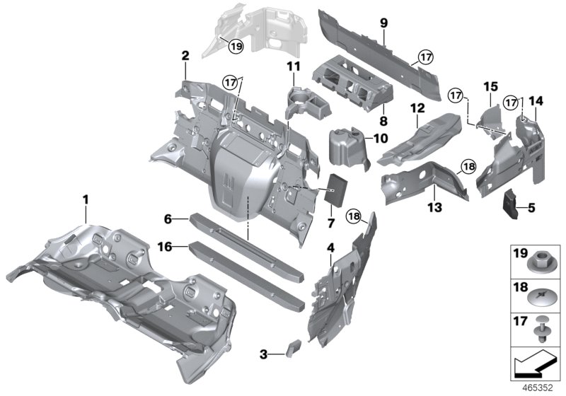 Sound insulating rear