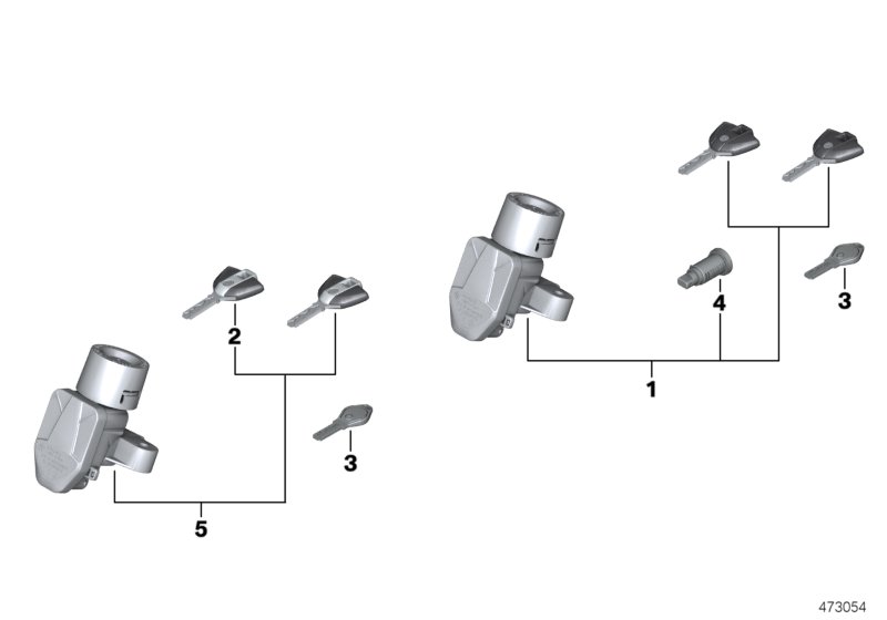 Single key locking system EWS4