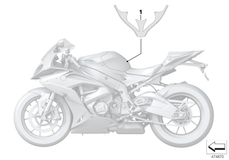 Label, fuel tank