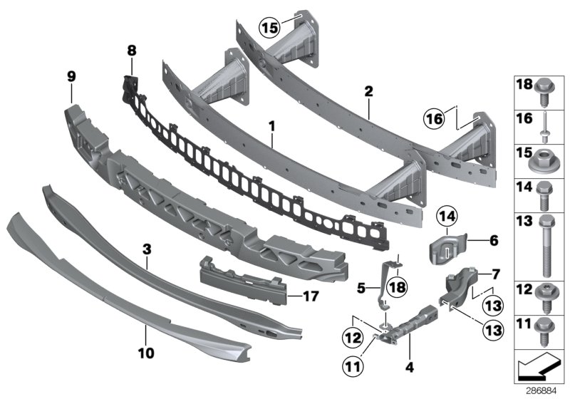 Support, front