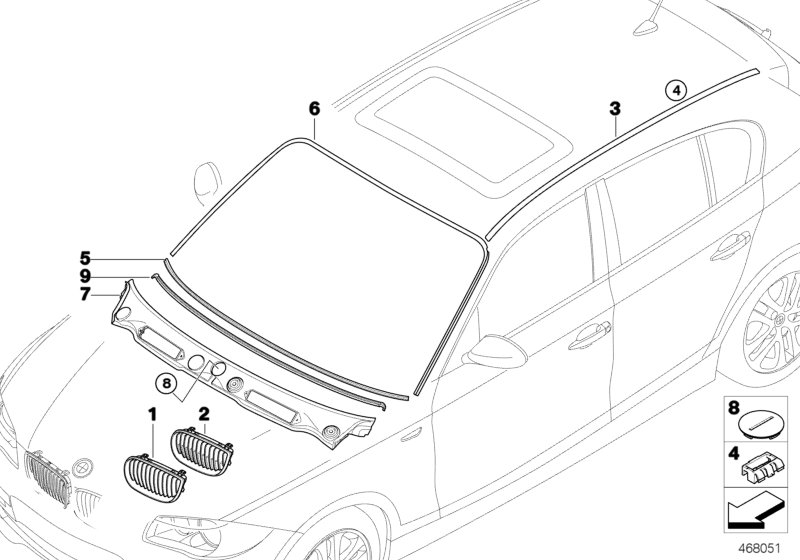 exterior trim / grille