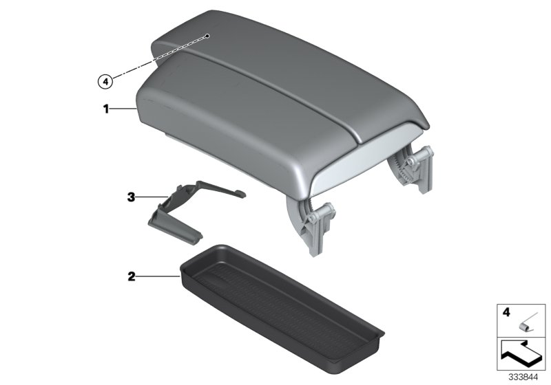 Armrest, centre console