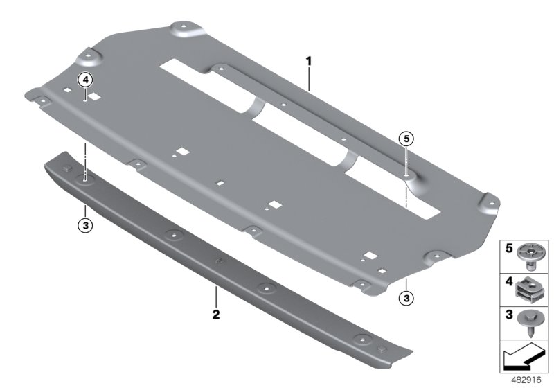 Underbonnet screen