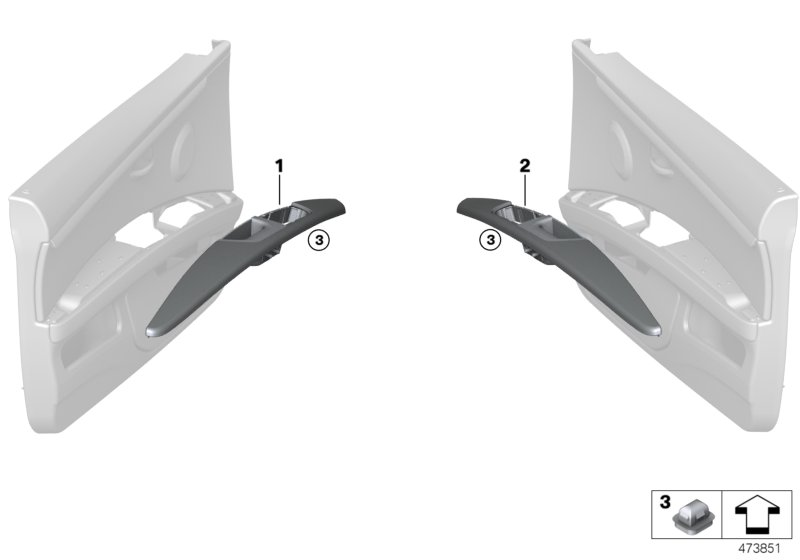 Armrest, front