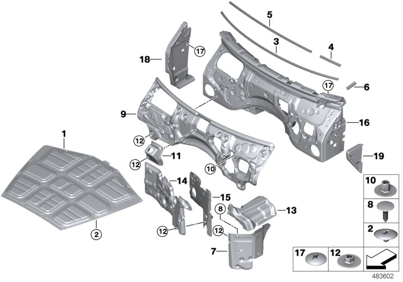 Sound insulation, front I