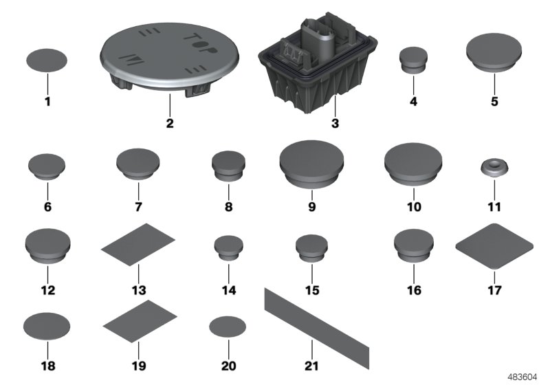 Sealing cap/plug