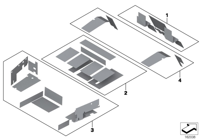 Sound insulating rear