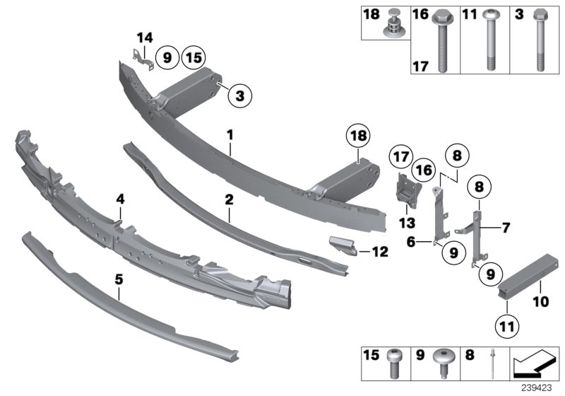 Support, front
