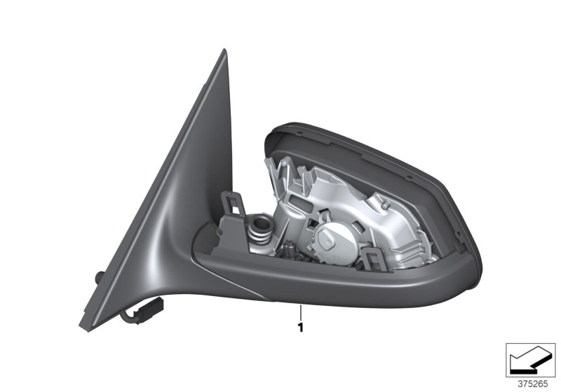 Exterior mirror (S760A)