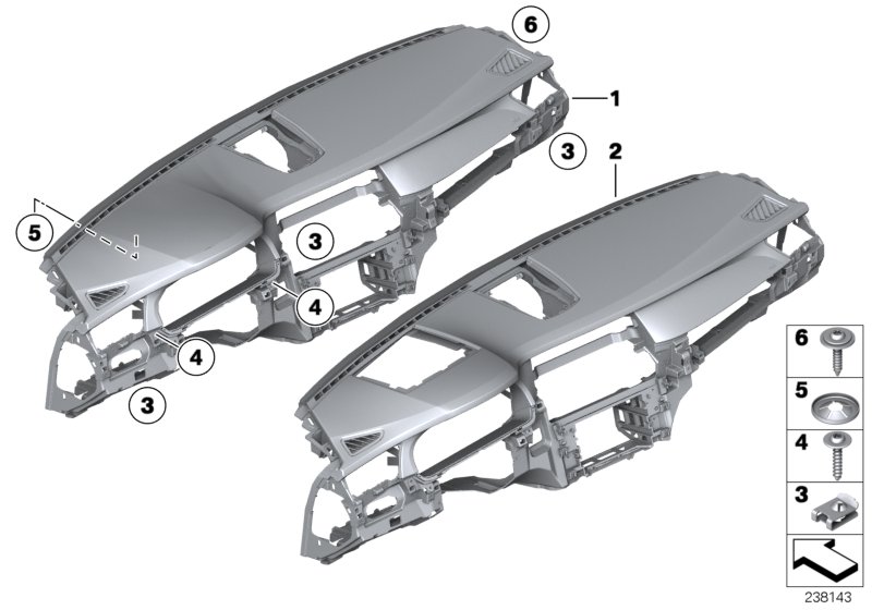 Trim panel dashboard