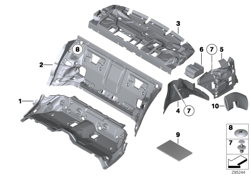 Sound insulating rear